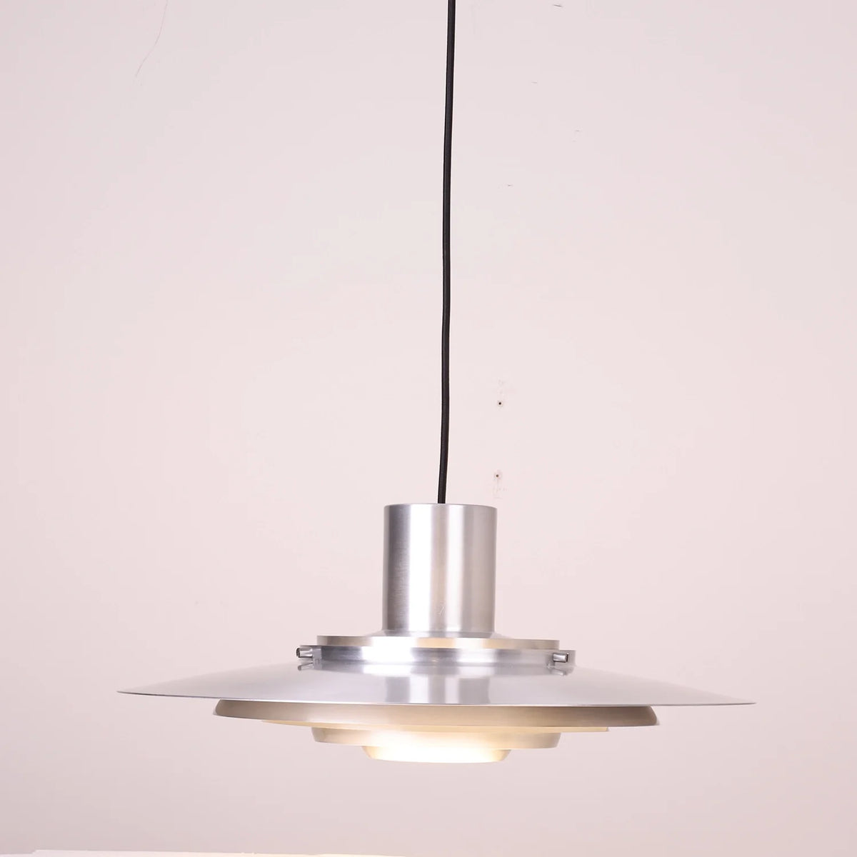 Tiered Dish-Shaped Disc Pendant Light