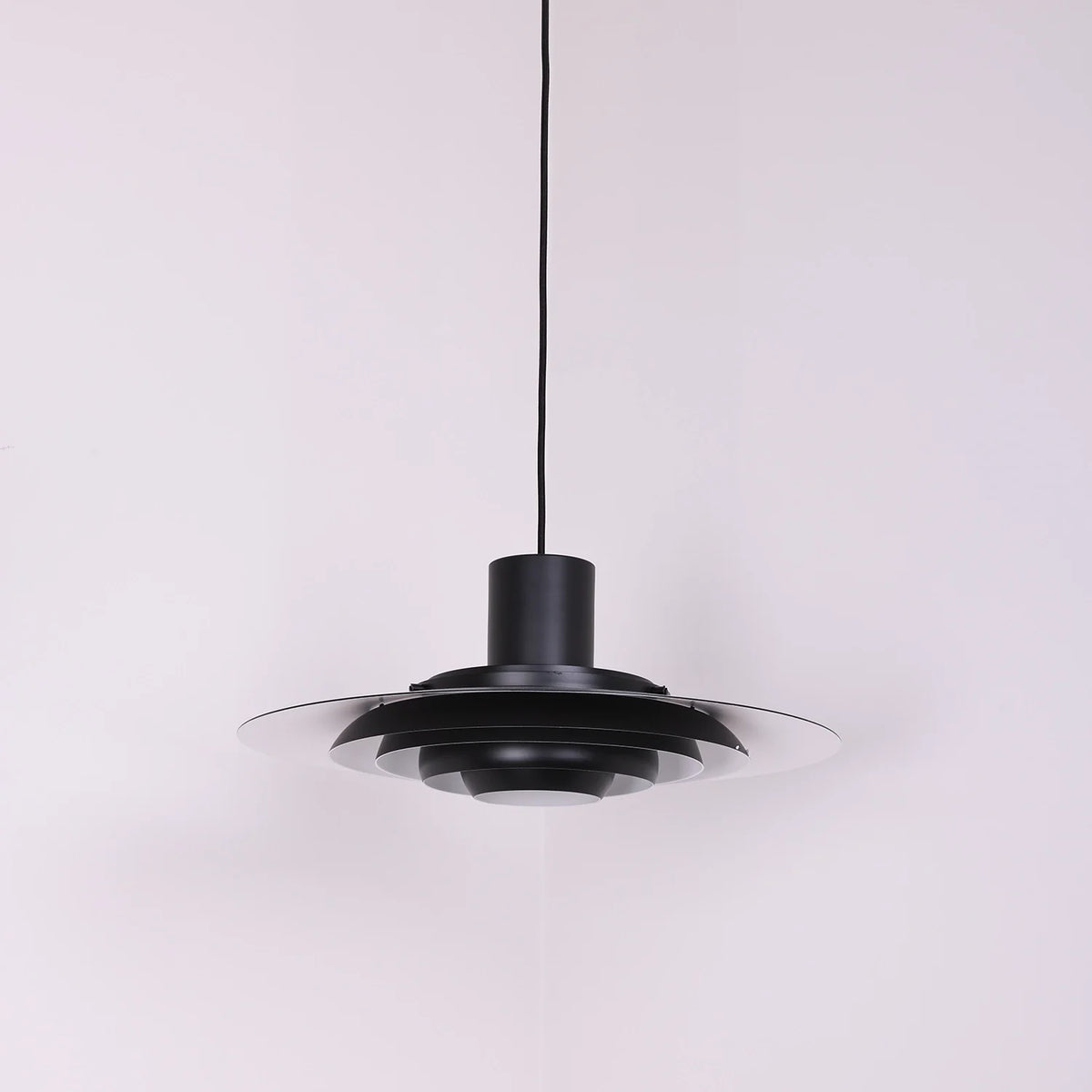 Tiered Dish-Shaped Disc Pendant Light
