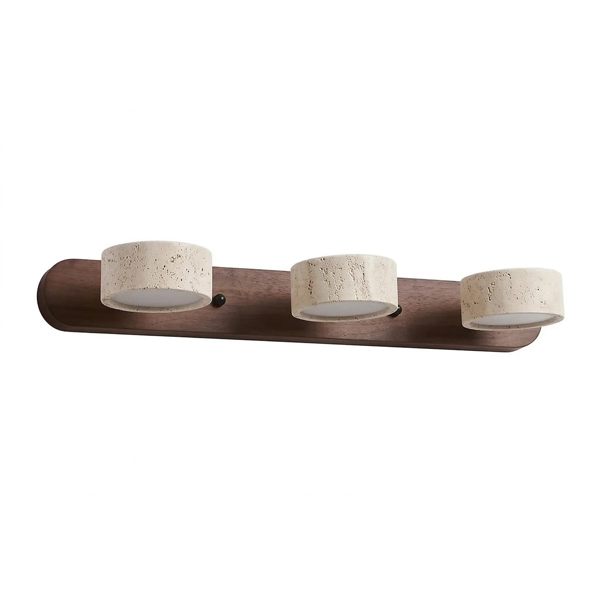 Travertine Duo Wood Wall Light