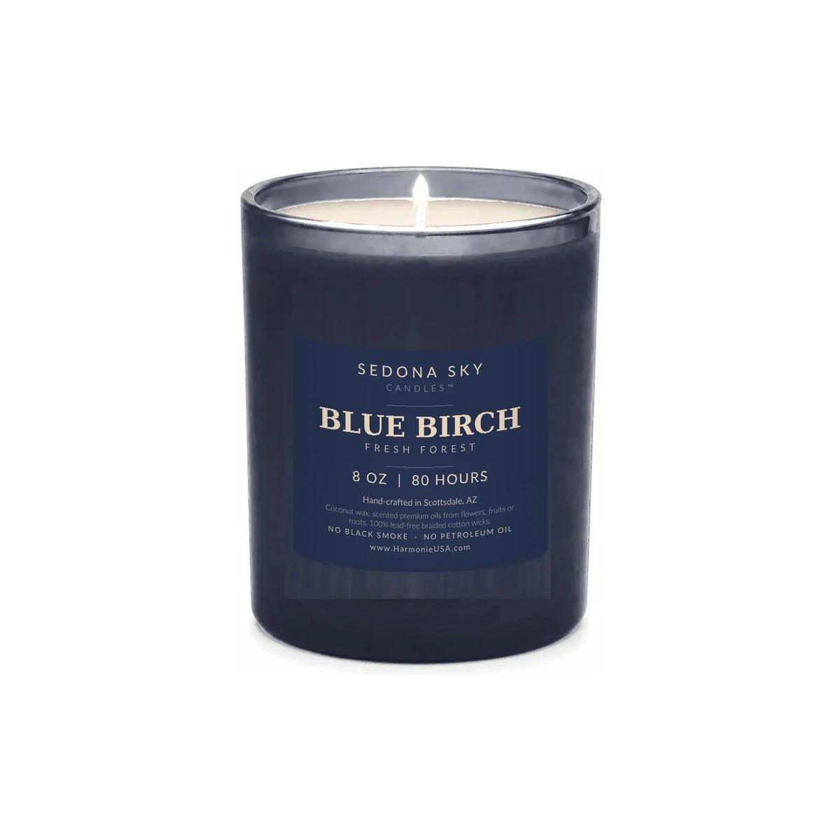 Blue Birch Scented Candle - Woodsy Fragrance | Sedona Sky