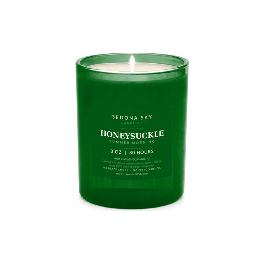 Honeysuckle Scented Candle - Sweet Floral | Sedona Sky