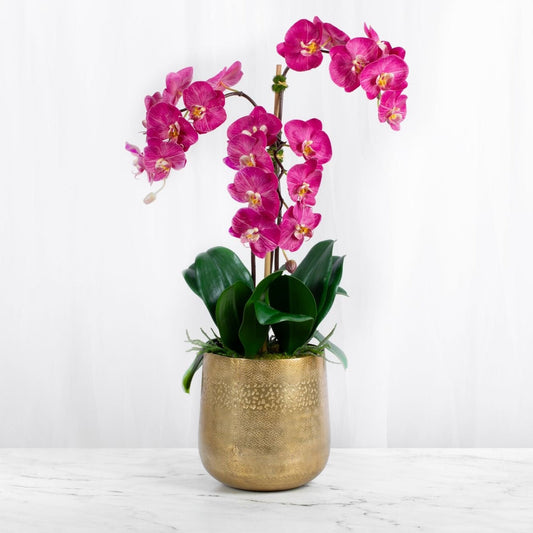 Artificial Orchid Arrangement | Tall Orchid Centerpiece